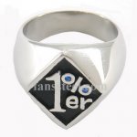 FSR10W87BL one percenter biker ring