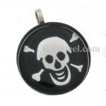 FSRKP003  cross bone skull pendant 