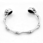 FSB00W74 skull bone bangle