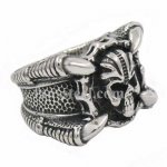 FSR14W01 Claw motorcycle chain retro skull biker ring