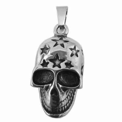 FSP19W42 Star Skull Pendant