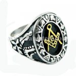 FSR09W74G Master Mason freemason ring