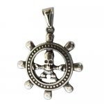 FSP18W61 Rudder Skull Pendant