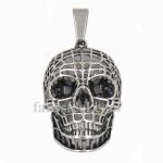 FSP17W15 hollow net grid skull biker Pendant 