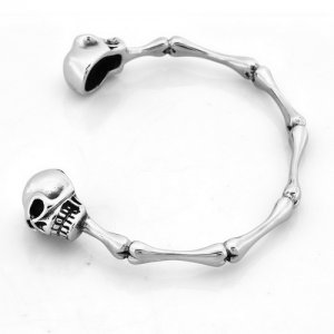 FSB00W74 skull bone bangle