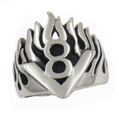 FSR12W17 flame biker Ring