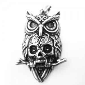 FSP19W24 Owl Skull Pendant