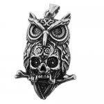 FSP19W24  Owl Skull Pendant