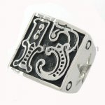 FSR10W33  13 evil biker ring cutout star