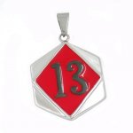 FSP17W25BR number thirteen biker pendant