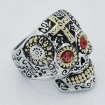 FSR13W15GR gear eye sunflower mechanic skull ring