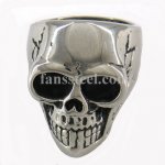 FSR08W30 Skull Ghost Medallion Ring