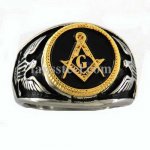 MBLR0016 custom made eagle scout freeman ring