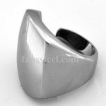 FSR06W71 irregular convex signet ring