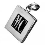 2letterp customized two letters initials pendant