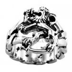 FSR10W10 Filand Leo lion signet ring 