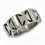 FSR09W38 iron cross band ring