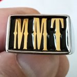 3SBGL Customized 3 Letters Name Ring Personalized Initials Monogram Gift