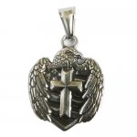 FSP18W97 Cross Eagle Pendant