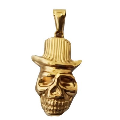 FSP18W72 Cowboy Skull Pendant