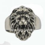 FSR12W58 animal king lion ring 