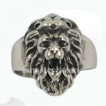 FSR12W58 animal king lion ring