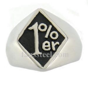 FSR10W87 one percenter motor cycle biker ring