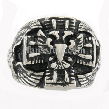 FSR11W04 scottish rite double eagle ring