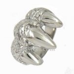 FSR00W80  Dragon Tooth Chinese Zodiac  Ring 