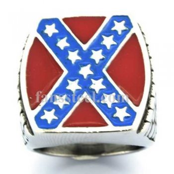 FSR20W31 dotted enamel stars letter X Ring