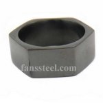 FSR13W51B Hexagon sixangles Square band ring