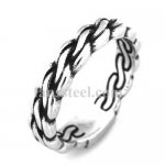 FSR20W23 twist rope chain wave ring
