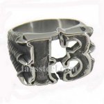 FSR11W58 claw hold evil thirteen 13 biker Ring 