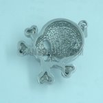 FSP14W68  Pirate Skull Crossbones Pendant