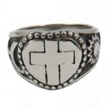 FSR12W12 star moon sun heart Jesus cross ring