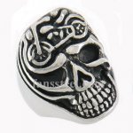 FSR10W97 motor cycle skull biker ring 