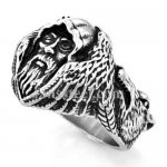 FSR20W97 Stainless steel jewelry wolf devil man ring