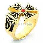 FSR10W03GR celtic German military Cross ring