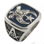 FSR11W39BL shriner masonic Ring