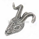 FSP17W40 rolling horn goat head animal pendant