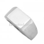 FSR13W21 engravalbe rectangle plain signet ring