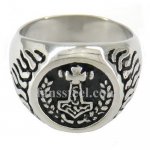 FSR09W96 flame thors hammer ring