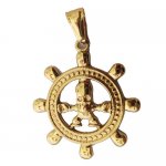 FSP18W62 Rudder Skull Pendant