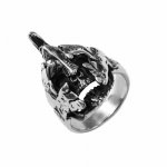 FSR22W22  Skull  ring