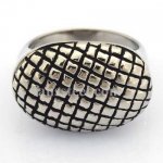 FSR08W70 oval masaic pattern ring