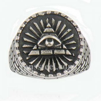 FSR13W52 egyptian bricks triangle all seeing eye ring