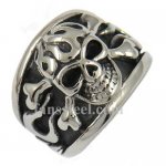 FSR11W79  cross bone skull gothic  ring