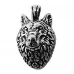 FSP19W27  Wolf Head Pendant