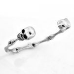 FSB00W74 skull bone bangle