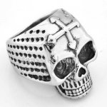 FSR20W49 cross skull ring